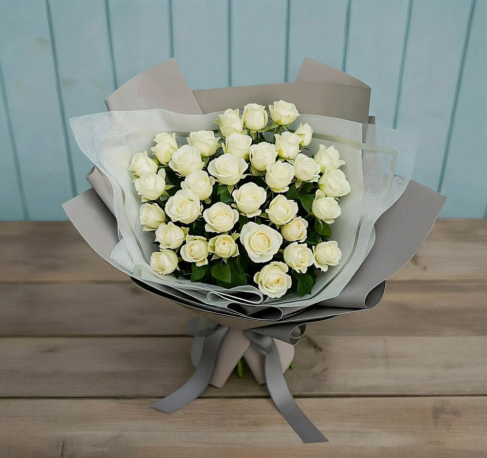 Букет Белоснежная нежность в Тиликтино