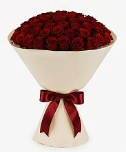Букет 101 Бордовая роза Блэк Бакарра в Тиликтино