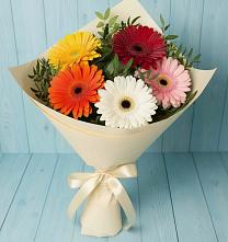 Букет цветов из:  Герберы #REPLACE_PRED# Тиликтино