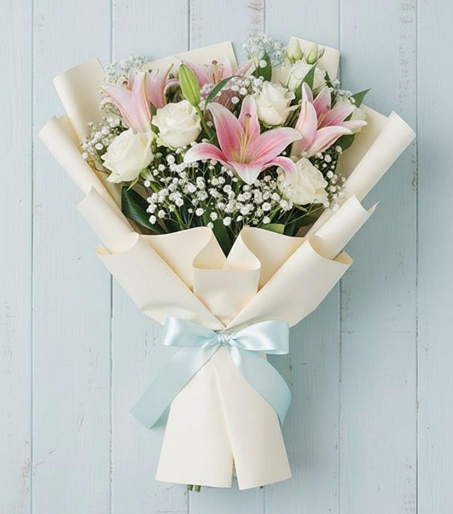 Букет цветов из: Лилии в Тиликтино