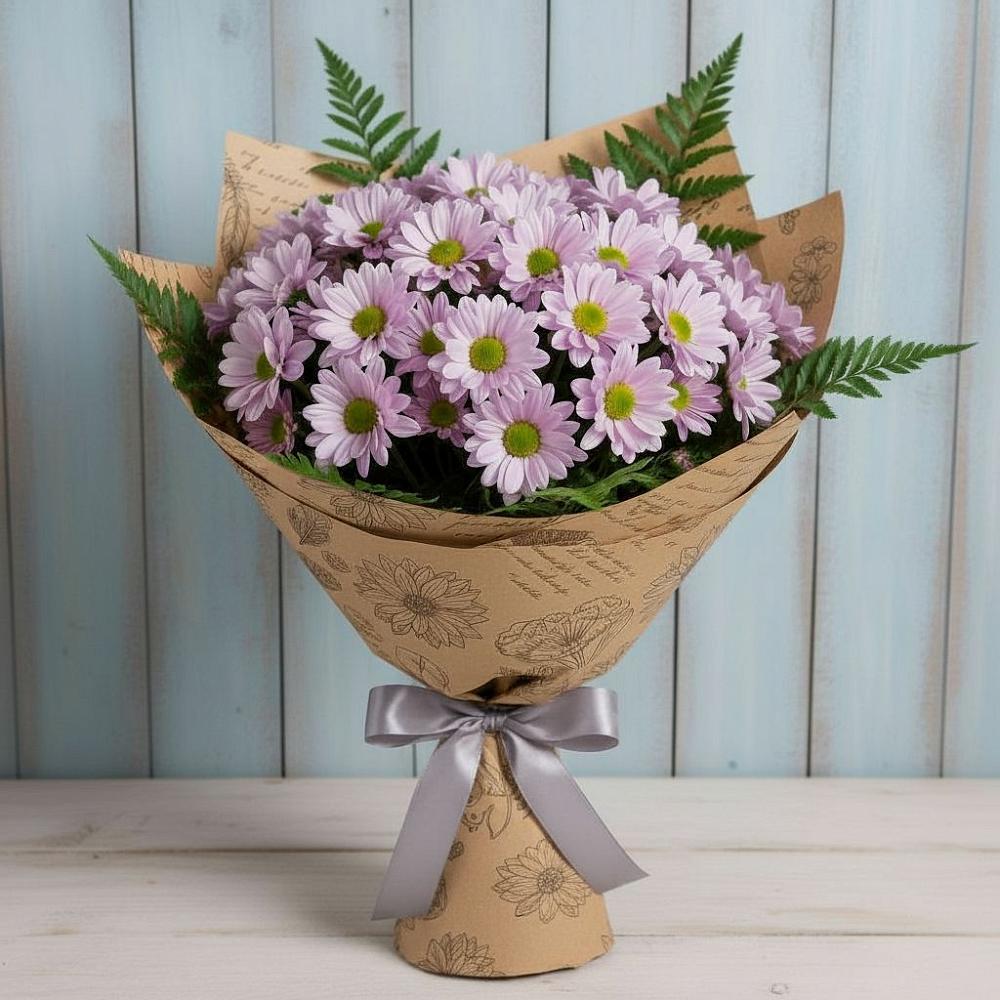 Букет цветов из: Хризантемы в Тиликтино