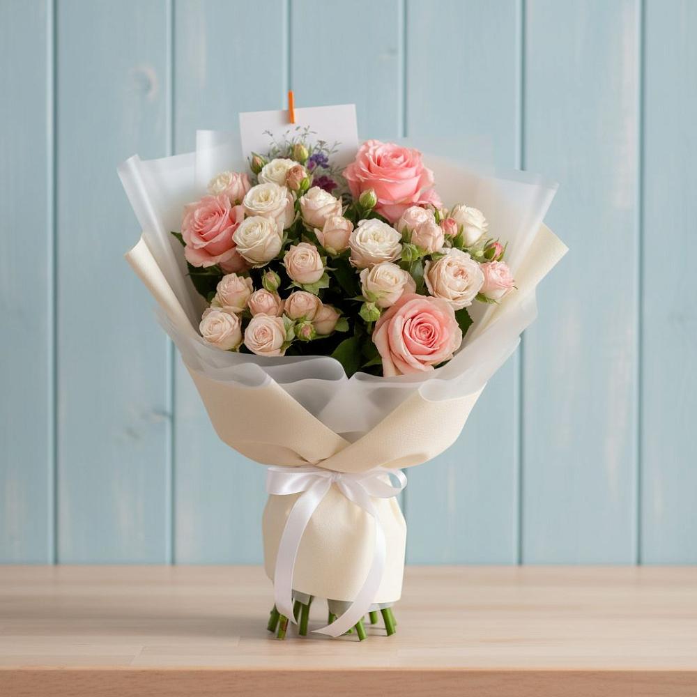 Букет цветов из: Розы в Тиликтино