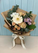 Букет цветов из:  Герберы и Хризантемы в Тиликтино