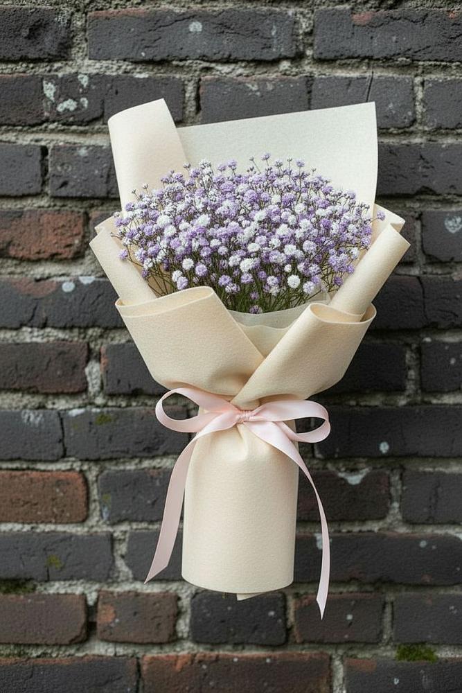 Букет цветов из: Гипсофила в Тиликтино