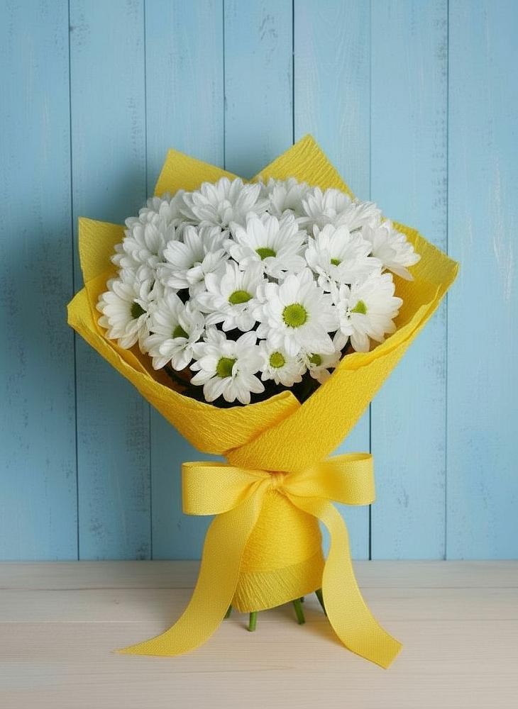 Букет цветов из: Хризантемы в Тиликтино