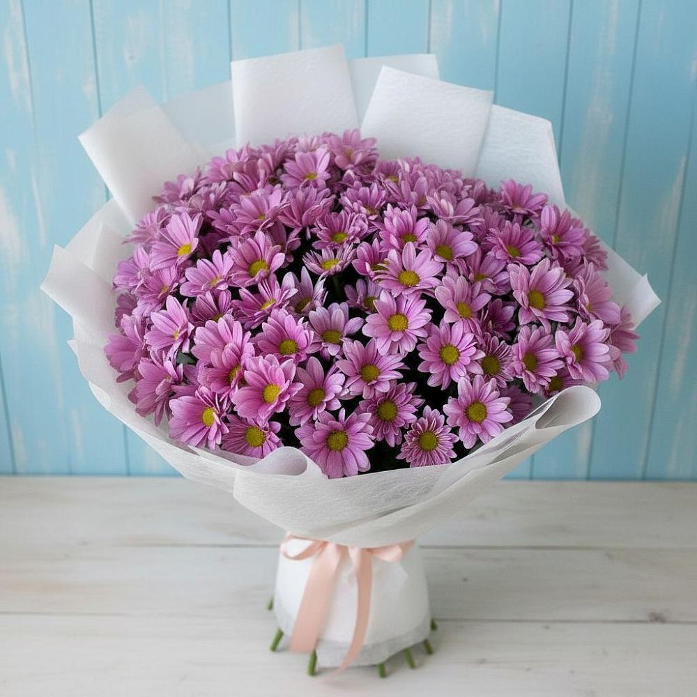 Букет цветов из: Хризантемы в Тиликтино